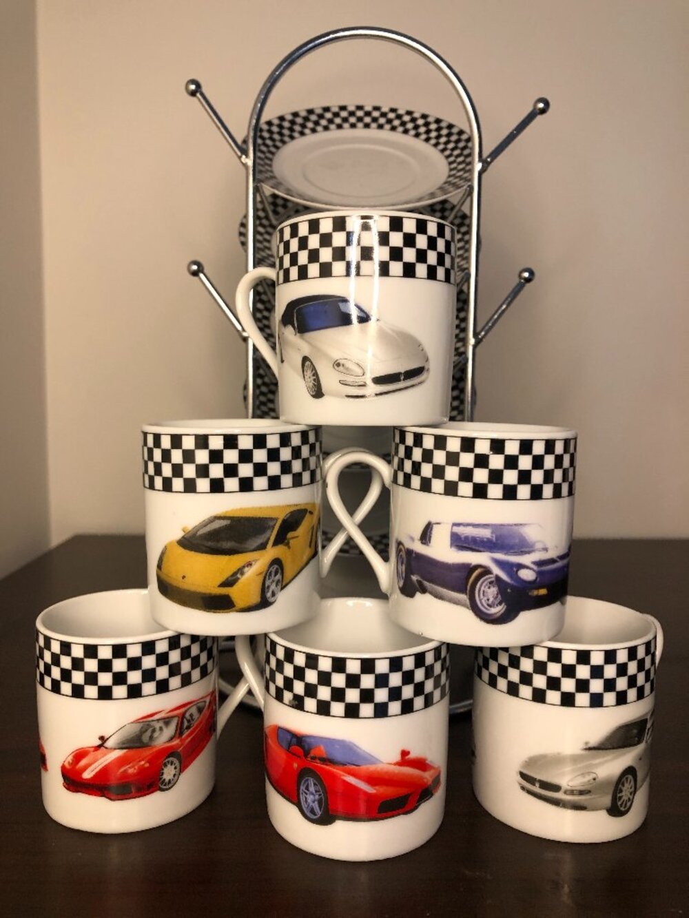 Luxury Sports Car Espresso Set